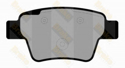 BRAKE ENGINEERING pa1814 -  Комплект тормозных колодок, дисковый тормоз